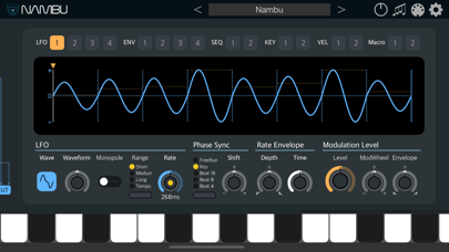 Nambu – AUv3 Plug-in Synth screenshot