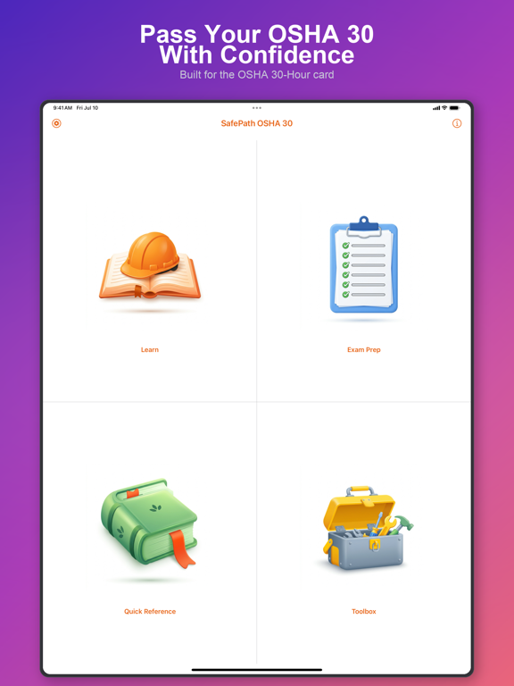 SafePath OSHA 30 Exam Prep screenshot