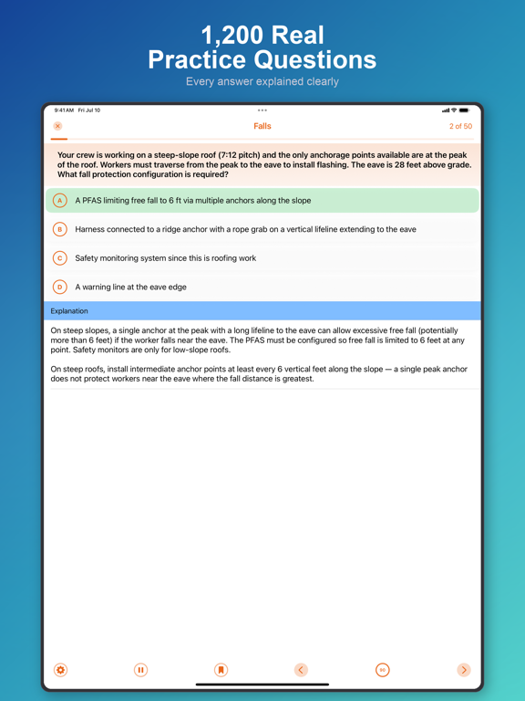 SafePath OSHA 30 Exam Prep screenshot