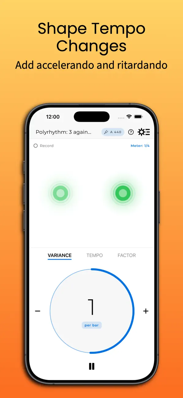 Metron (Pro Metronome) screenshot