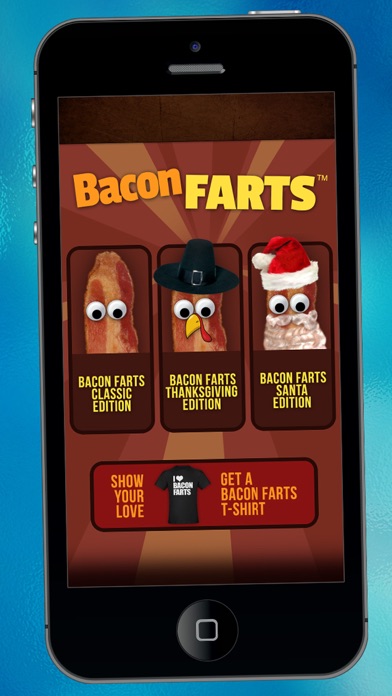 Bacon Farts App – Best Fart Sounds – Santa Edition screenshot