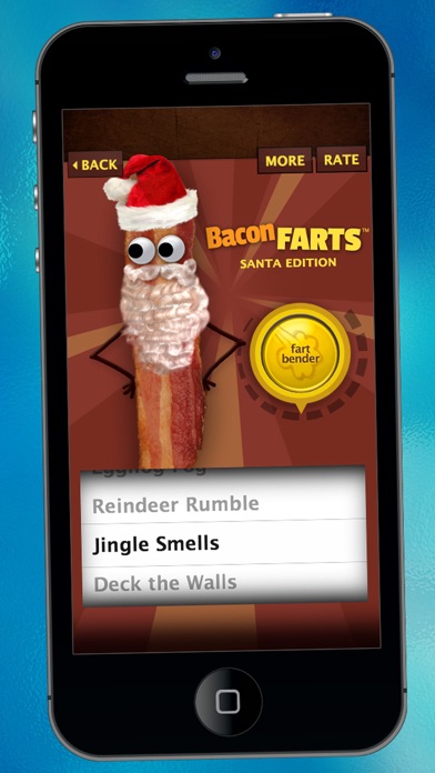 Bacon Farts App – Best Fart Sounds – Santa Edition screenshot