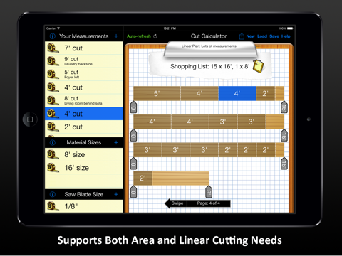 Cut Calculator screenshot