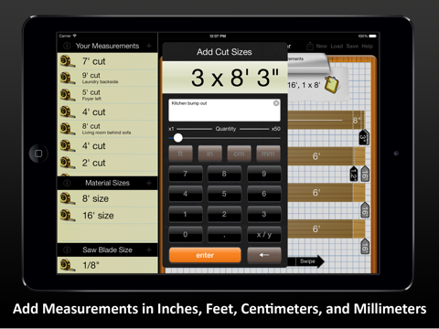 Cut Calculator screenshot