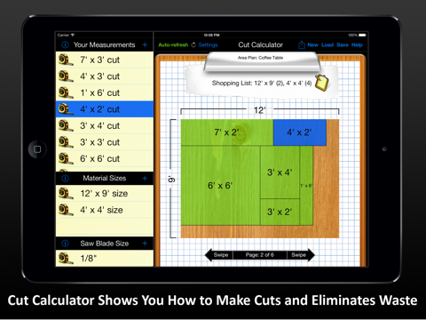 Cut Calculator screenshot