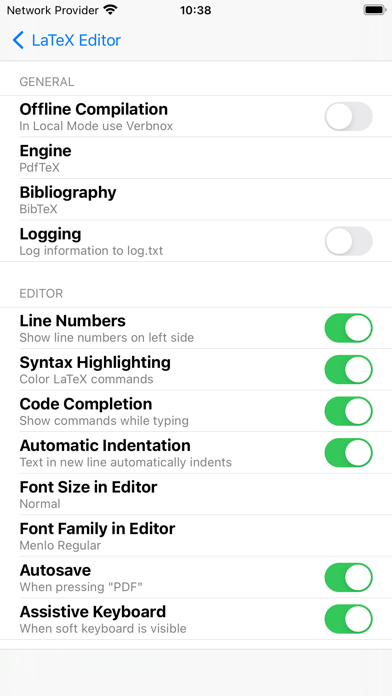 VerbTeX Pro LaTeX Editor screenshot