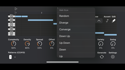 Auto Bass AUv3 MIDI Generator screenshot