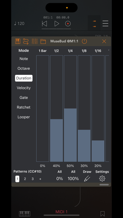 MuseBud – AUv3 MIDI Generator screenshot