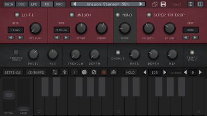 NERD Synth A2x + AUv3 screenshot