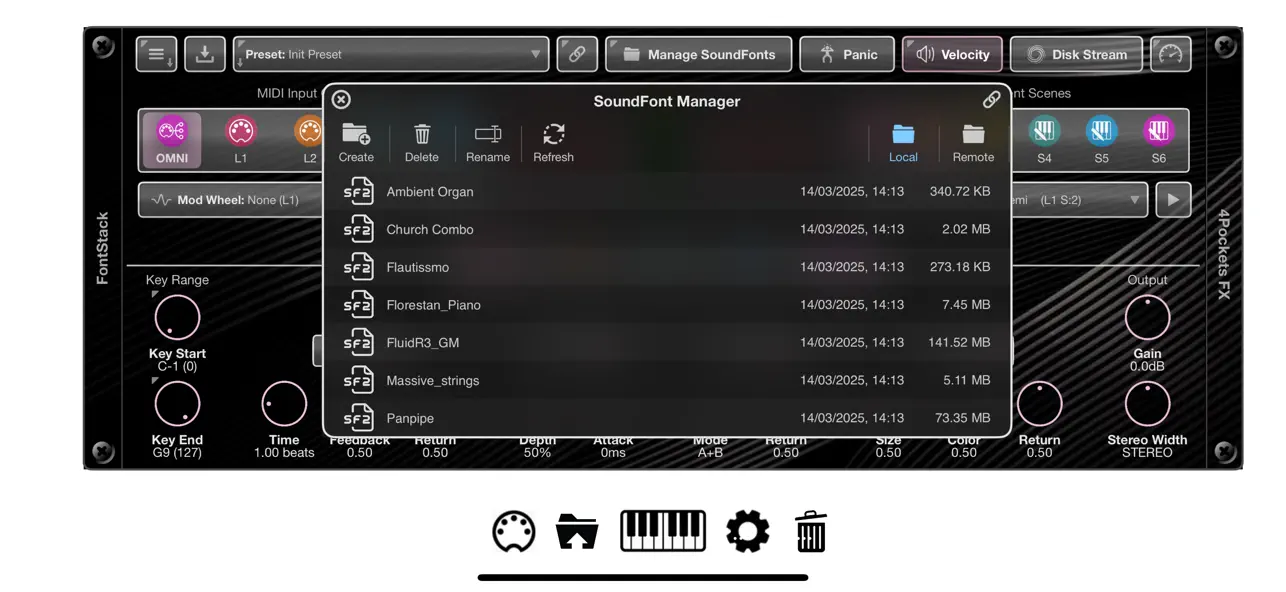 FontStack screenshot