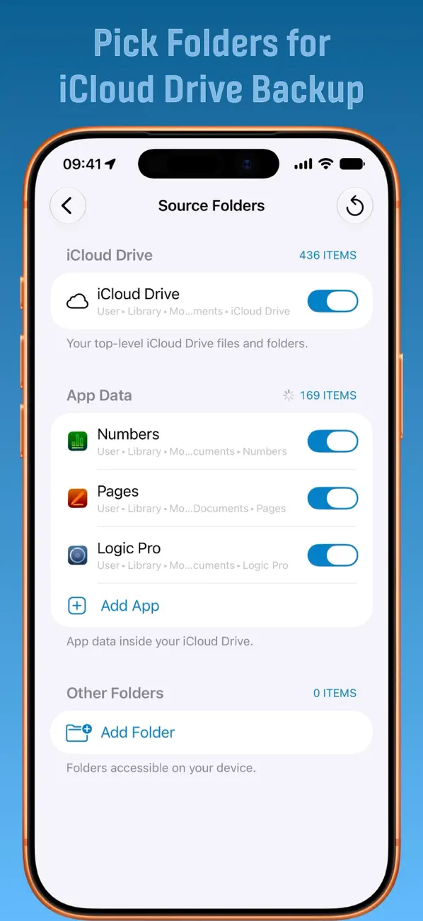 Parachute Backup Mobile screenshot