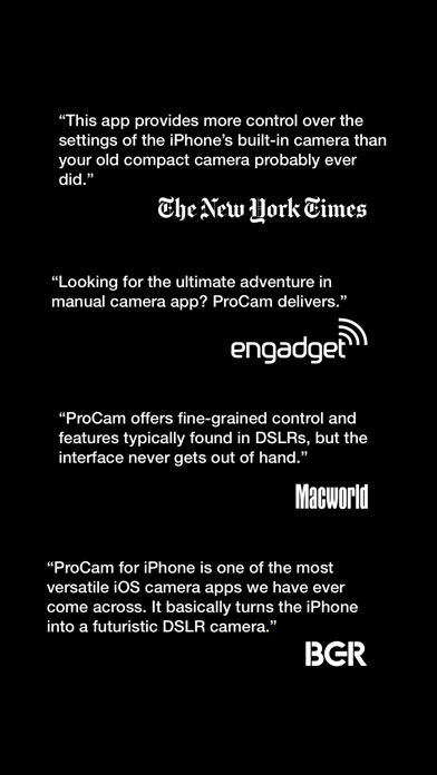ProCam – Pro Camera screenshot