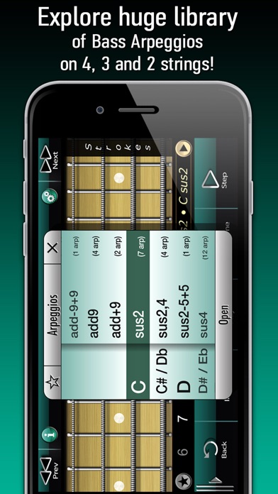 Arpeggios on Bass screenshot