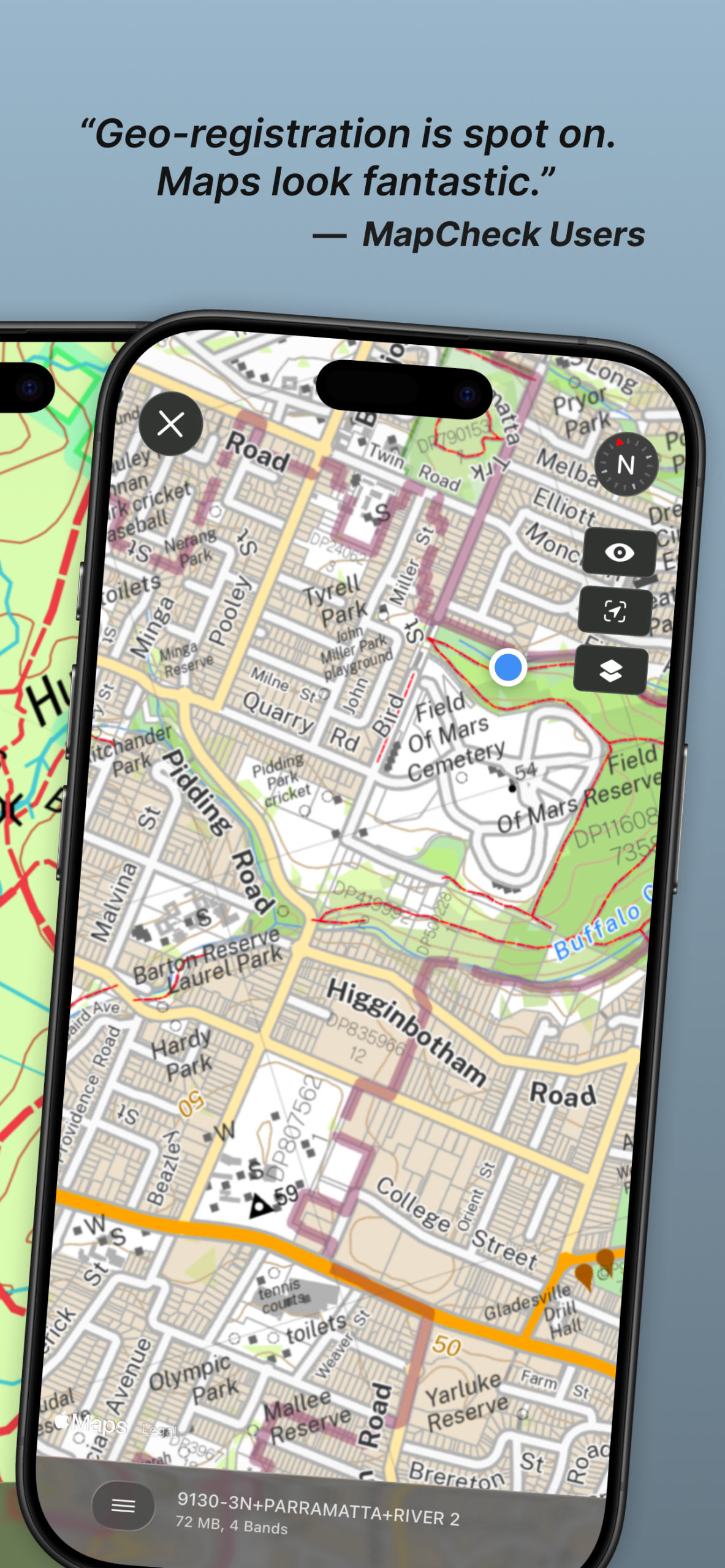 MapCheck screenshot