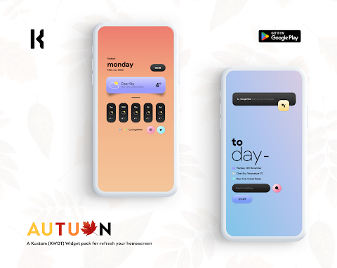 Autumn KWGT screenshot