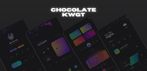 Chocolate KWGT screenshot