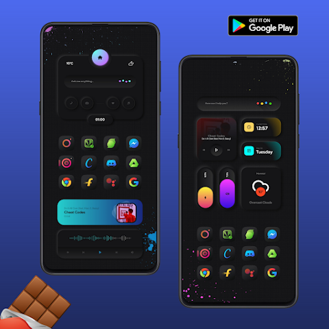 Chocolate KWGT screenshot