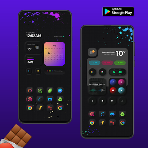 Chocolate KWGT screenshot