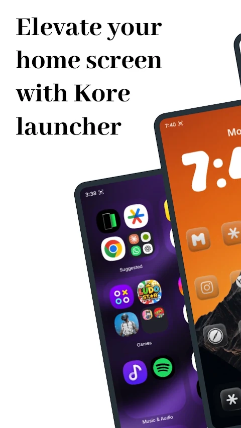 Kore Launcher: Home & Themes screenshot