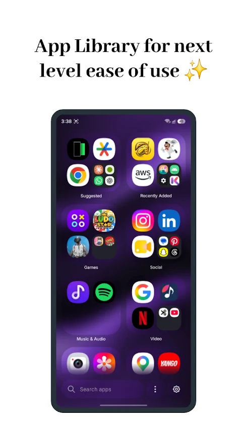 Kore Launcher: Home & Themes screenshot