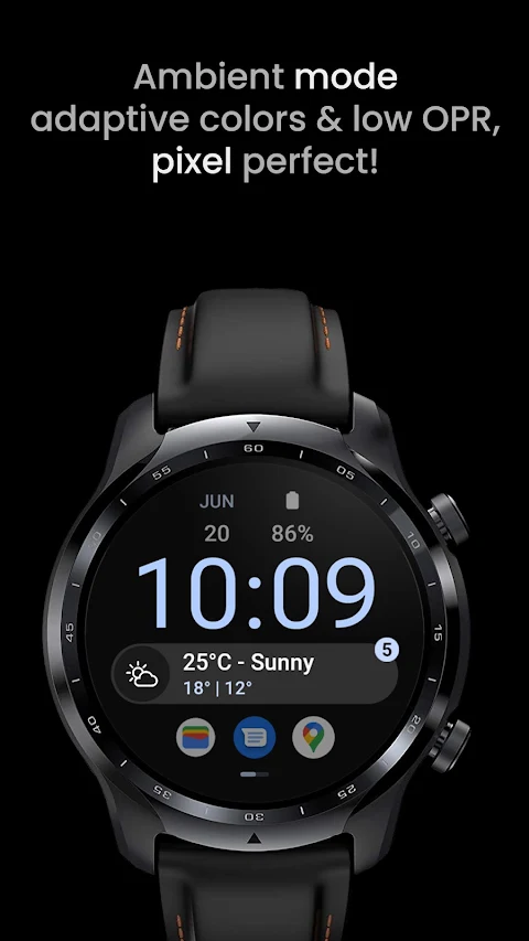 Material 3: Watch face screenshot