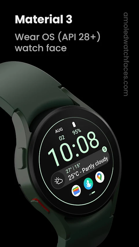 Material 3: Watch face screenshot