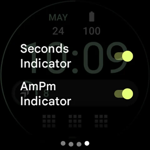 Material 3: Watch face screenshot