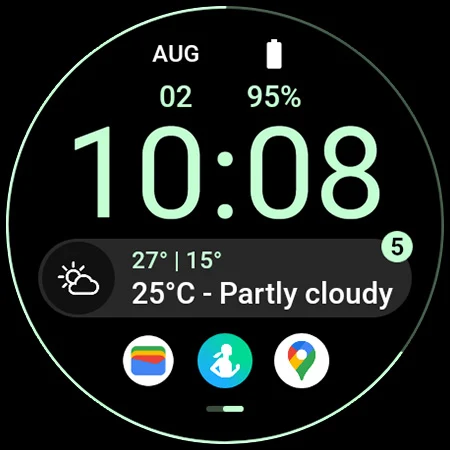 Material 3: Watch face screenshot