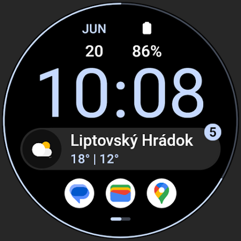 Material 3: Watch face screenshot