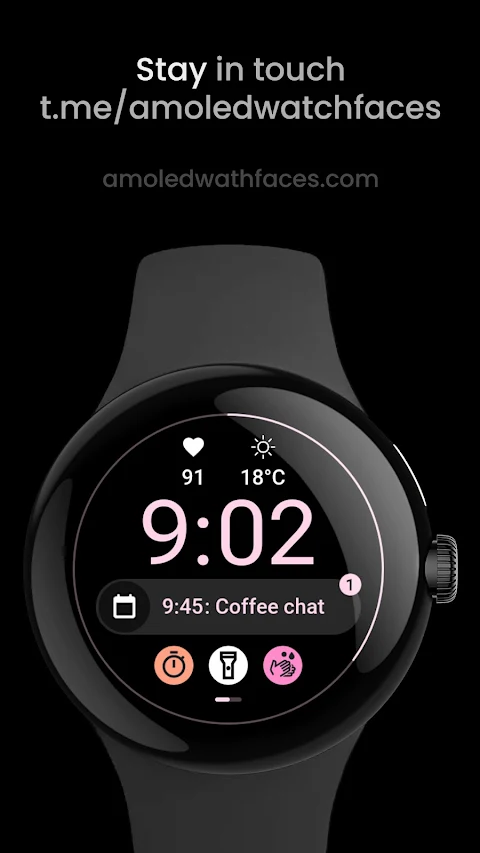 Material 3: Watch face screenshot