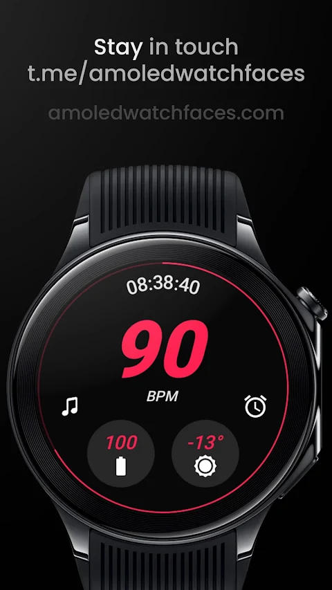 Heart Rate Watch face screenshot