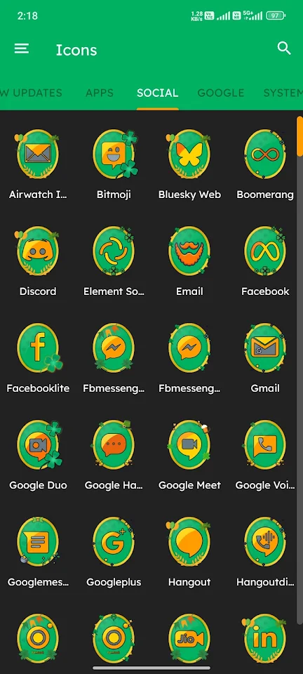Shamrock – Icon Pack screenshot