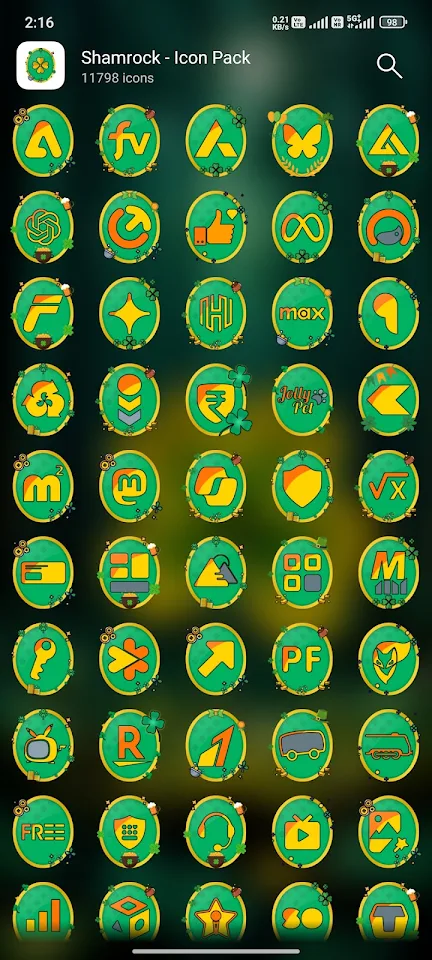 Shamrock – Icon Pack screenshot