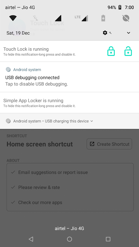 Touch Lock : Lock touch screen screenshot