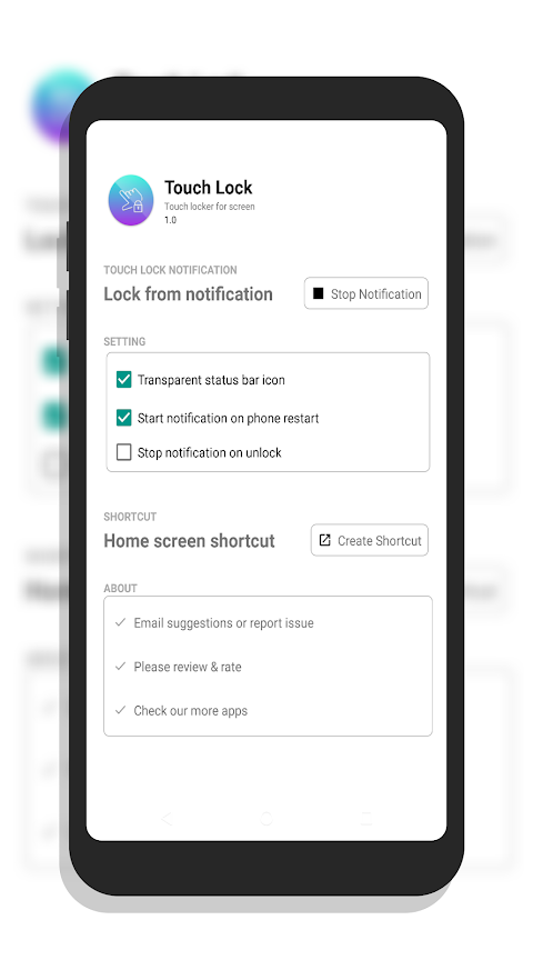 Touch Lock : Lock touch screen screenshot