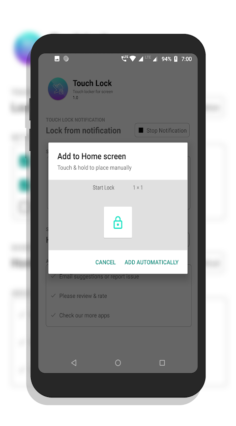 Touch Lock : Lock touch screen screenshot