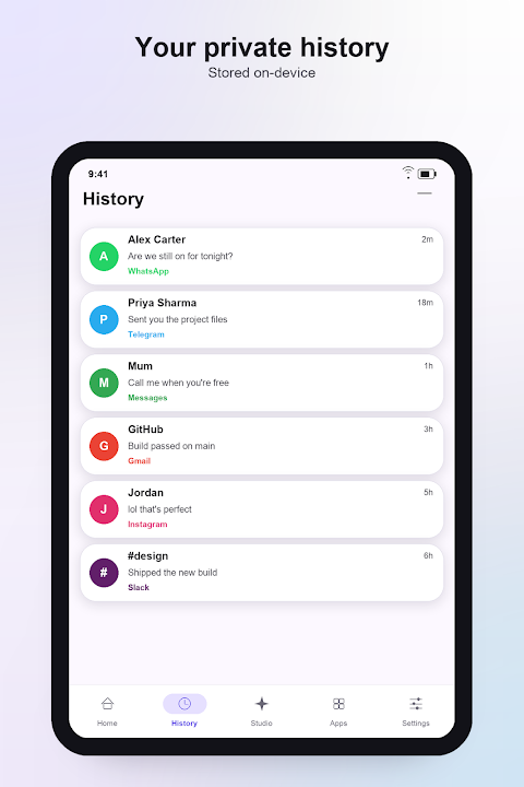 notifyAI: Notification Manager screenshot