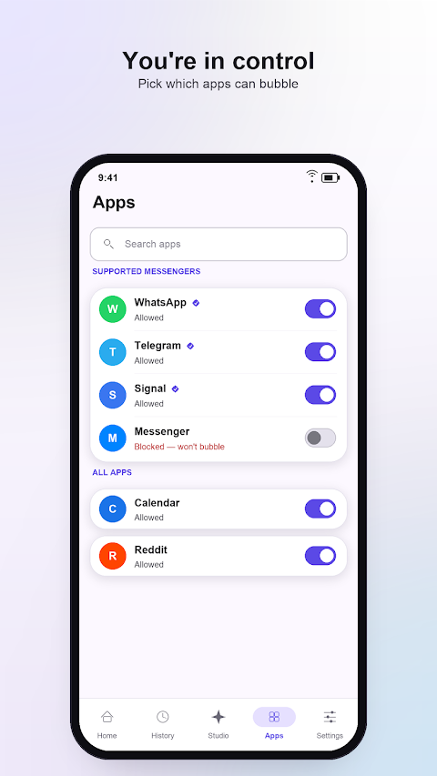 notifyAI: Notification Manager screenshot