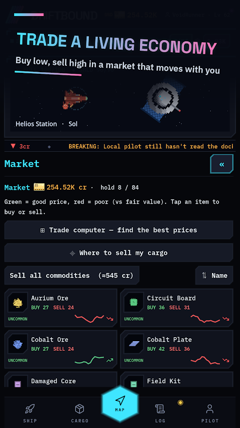 Driftbound: Idle Space RPG screenshot