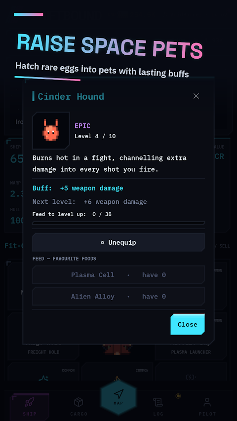Driftbound: Idle Space RPG screenshot