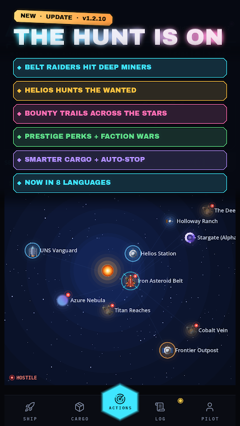 Driftbound: Idle Space RPG screenshot
