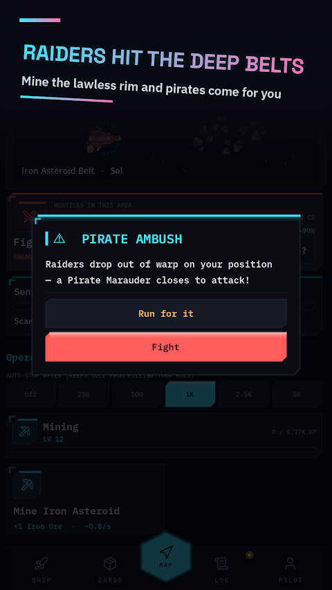 Driftbound: Idle Space RPG screenshot
