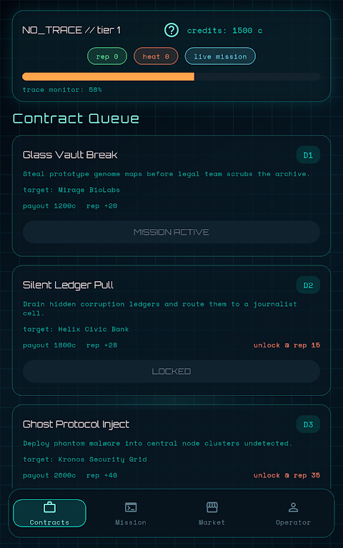 No Trace screenshot