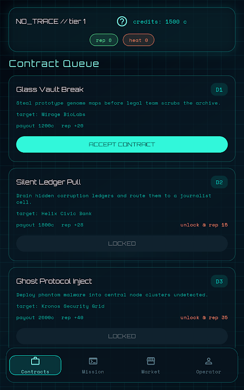 No Trace screenshot