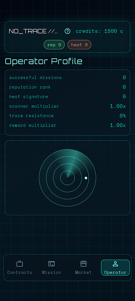 No Trace screenshot