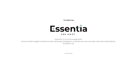 Essentia KWGT screenshot