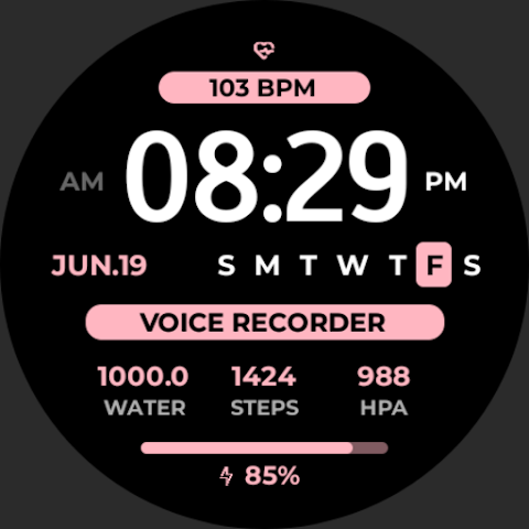 EXD204: Personal Watch Face screenshot