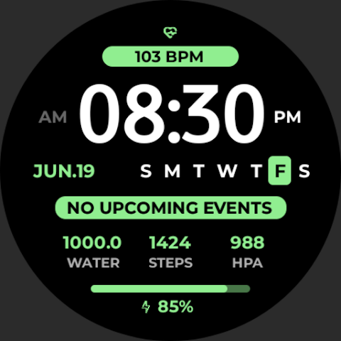 EXD204: Personal Watch Face screenshot