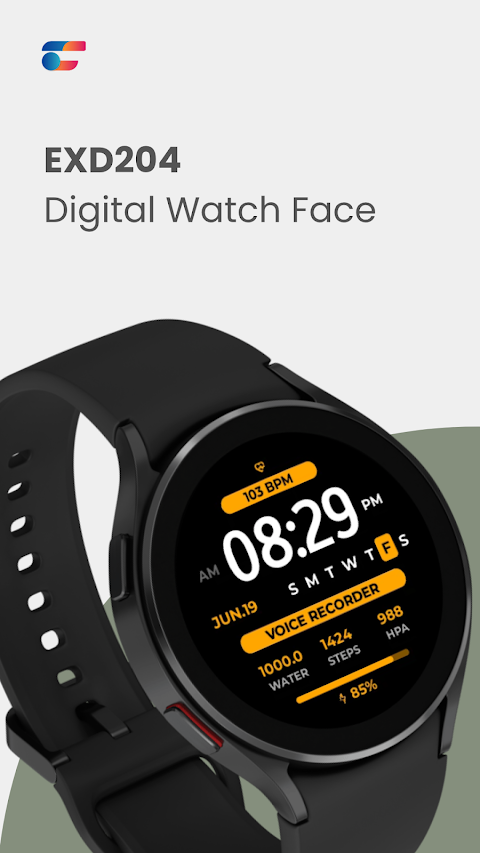 EXD204: Personal Watch Face screenshot