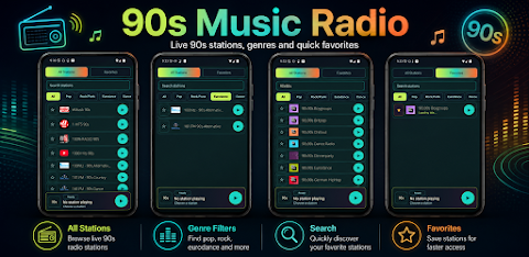 90s Music Radio Pro screenshot
